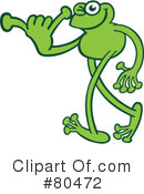 Leggy Green Frog Clipart #80472 by Zooco