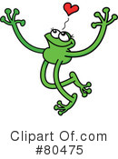 Leggy Green Frog Clipart #80475 by Zooco