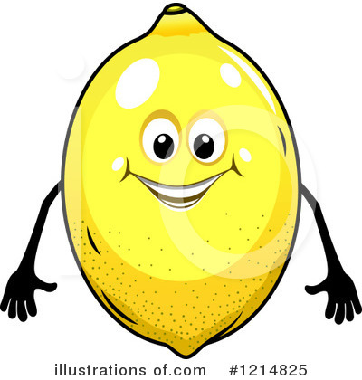 Royalty-Free (RF) Lemon Clipart Illustration by Vector Tradition SM - Stock Sample #1214825