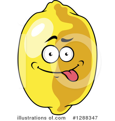 Royalty-Free (RF) Lemon Clipart Illustration by Vector Tradition SM - Stock Sample #1288347
