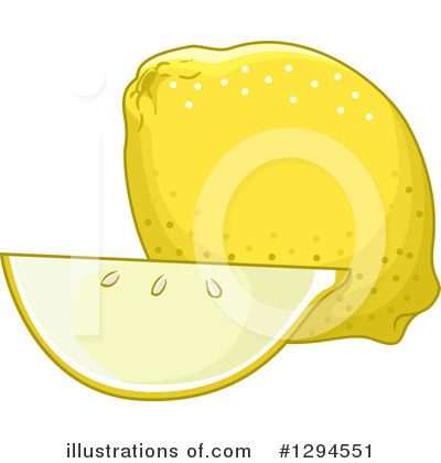 Royalty-Free (RF) Lemon Clipart Illustration by BNP Design Studio - Stock Sample #1294551