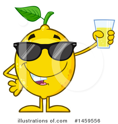 Royalty-Free (RF) Lemon Clipart Illustration by Hit Toon - Stock Sample #1459556