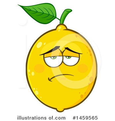 Royalty-Free (RF) Lemon Clipart Illustration by Hit Toon - Stock Sample #1459565