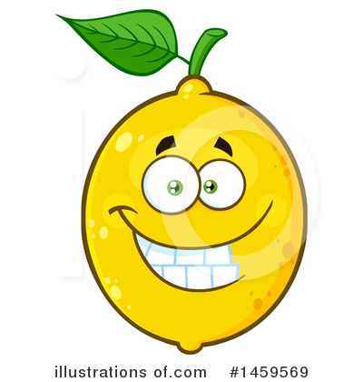 Royalty-Free (RF) Lemon Clipart Illustration by Hit Toon - Stock Sample #1459569