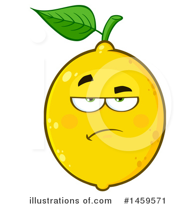 Royalty-Free (RF) Lemon Clipart Illustration by Hit Toon - Stock Sample #1459571