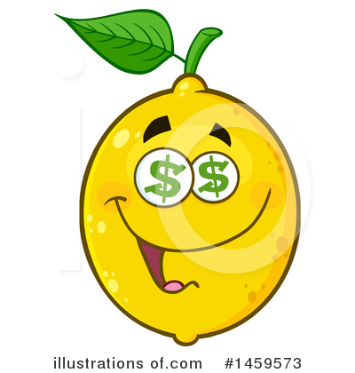 Royalty-Free (RF) Lemon Clipart Illustration by Hit Toon - Stock Sample #1459573