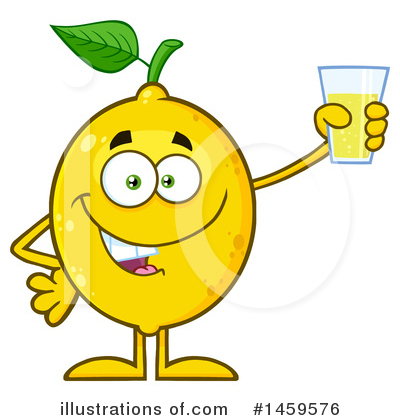 Royalty-Free (RF) Lemon Clipart Illustration by Hit Toon - Stock Sample #1459576