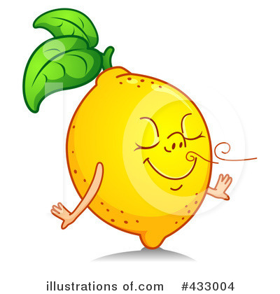 Royalty-Free (RF) Lemon Clipart Illustration by BNP Design Studio - Stock Sample #433004