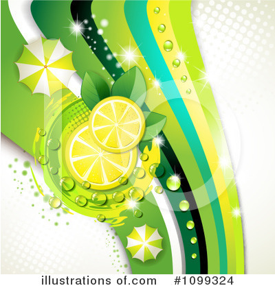 Royalty-Free (RF) Lemons Clipart Illustration by merlinul - Stock Sample #1099324