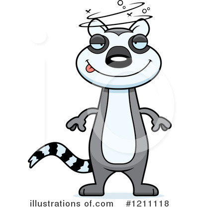 Royalty-Free (RF) Lemur Clipart Illustration by Cory Thoman - Stock Sample #1211118