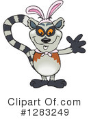 Lemur Clipart #1283249 by Dennis Holmes Designs