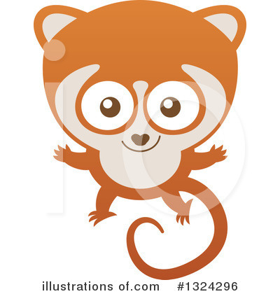 Royalty-Free (RF) Lemur Clipart Illustration by Zooco - Stock Sample #1324296