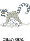 Lemur Clipart #1744570 by Alex Bannykh