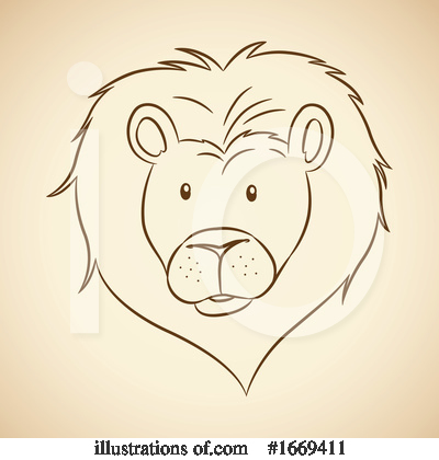 Male Lion Clipart #1669411 by cidepix