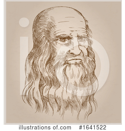 Royalty-Free (RF) Leonardo Da Vinci Clipart Illustration by Domenico Condello - Stock Sample #1641522