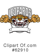 Leopard Character Clipart #62910 by Mascot Junction