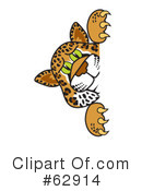 Leopard Character Clipart #62914 by Mascot Junction