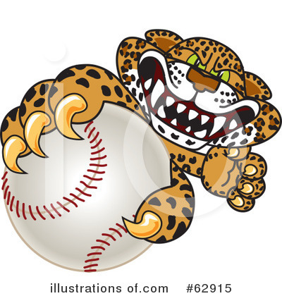 Jaguar Character Clipart #62915 by Mascot Junction