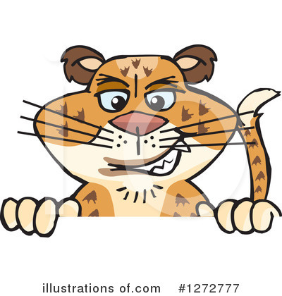 Royalty-Free (RF) Leopard Clipart Illustration by Dennis Holmes Designs - Stock Sample #1272777
