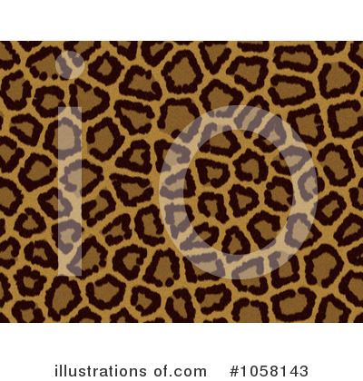 Royalty-Free (RF) Leopard Print Clipart Illustration by KJ Pargeter - Stock Sample #1058143