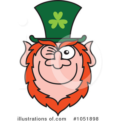 Royalty-Free (RF) Leprechaun Clipart Illustration by Zooco - Stock Sample #1051898