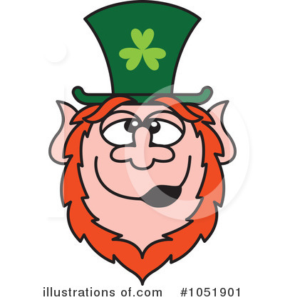 Royalty-Free (RF) Leprechaun Clipart Illustration by Zooco - Stock Sample #1051901