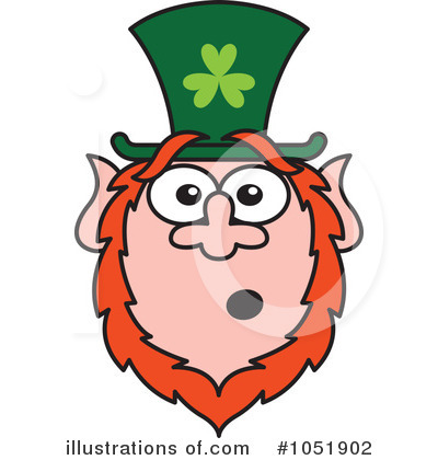 Royalty-Free (RF) Leprechaun Clipart Illustration by Zooco - Stock Sample #1051902