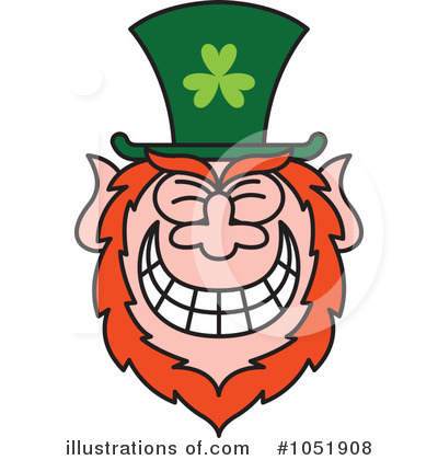 Royalty-Free (RF) Leprechaun Clipart Illustration by Zooco - Stock Sample #1051908