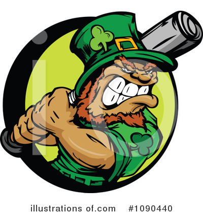 Royalty-Free (RF) Leprechaun Clipart Illustration by Chromaco - Stock Sample #1090440