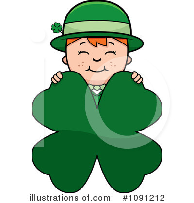 Four Leaf Clover Clipart #1091212 by Cory Thoman