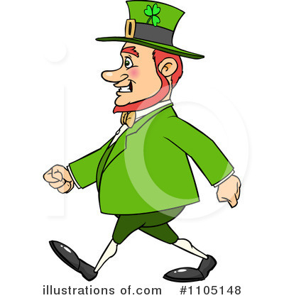 Royalty-Free (RF) Leprechaun Clipart Illustration by Cartoon Solutions - Stock Sample #1105148