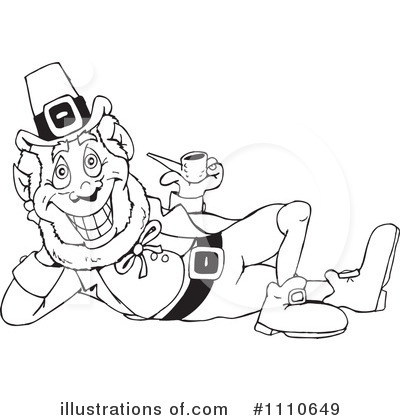Royalty-Free (RF) Leprechaun Clipart Illustration by Dennis Holmes Designs - Stock Sample #1110649