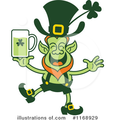 Royalty-Free (RF) Leprechaun Clipart Illustration by Zooco - Stock Sample #1168929