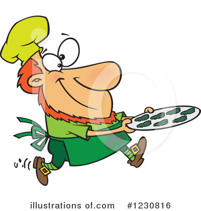 Royalty-Free (RF) Leprechaun Clipart Illustration by toonaday - Stock Sample #1230816