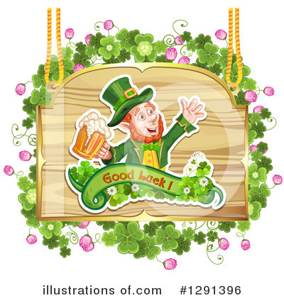 Royalty-Free (RF) Leprechaun Clipart Illustration by merlinul - Stock Sample #1291396