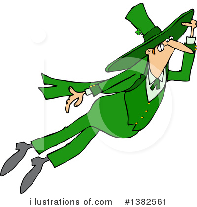Royalty-Free (RF) Leprechaun Clipart Illustration by djart - Stock Sample #1382561
