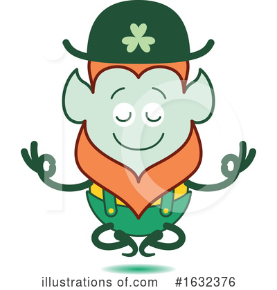Royalty-Free (RF) Leprechaun Clipart Illustration by Zooco - Stock Sample #1632376