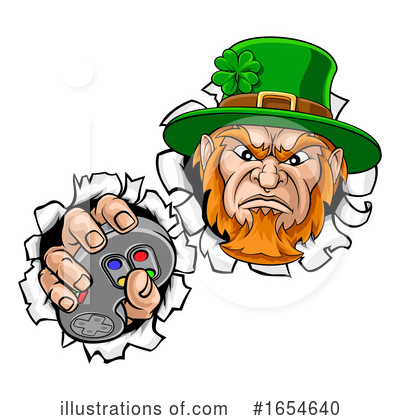 Royalty-Free (RF) Leprechaun Clipart Illustration by AtStockIllustration - Stock Sample #1654640