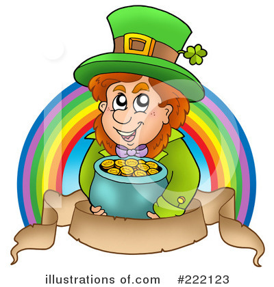 Royalty-Free (RF) Leprechaun Clipart Illustration by visekart - Stock Sample #222123