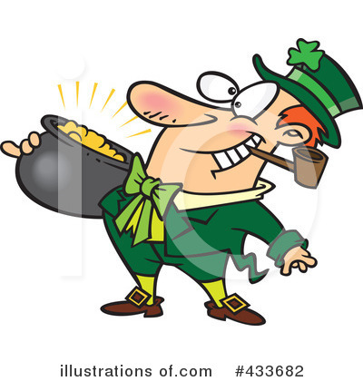Royalty-Free (RF) Leprechaun Clipart Illustration by toonaday - Stock Sample #433682