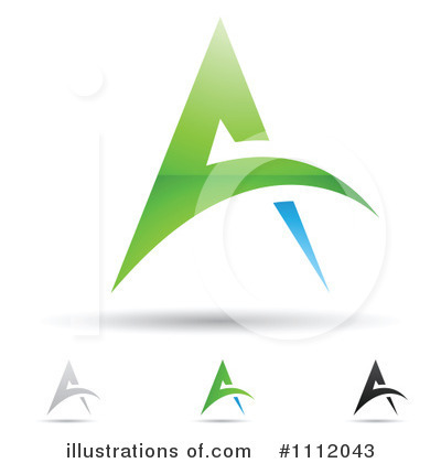 Royalty-Free (RF) Letter A Clipart Illustration by cidepix - Stock Sample #1112043