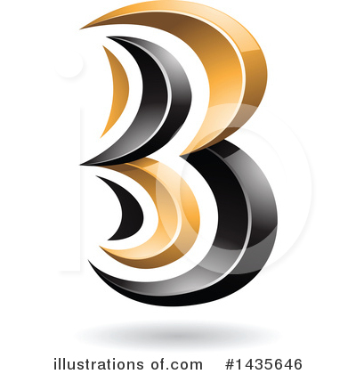 Royalty-Free (RF) Letter B Clipart Illustration by cidepix - Stock Sample #1435646
