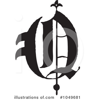 Royalty-Free (RF) Letter Clipart Illustration by BestVector - Stock Sample #1049681