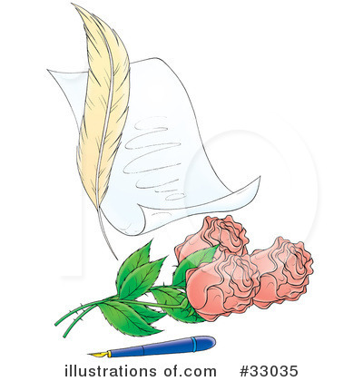 Royalty-Free (RF) Letter Clipart Illustration by Alex Bannykh - Stock Sample #33035