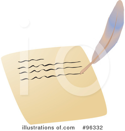 Royalty-Free (RF) Letter Clipart Illustration by Rasmussen Images - Stock Sample #96332