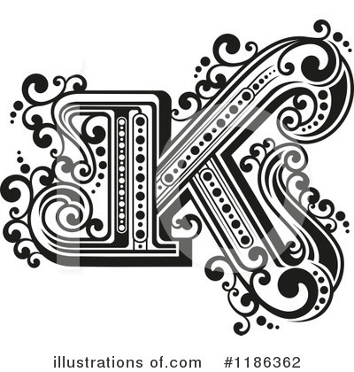 Royalty-Free (RF) Letter K Clipart Illustration by Vector Tradition SM - Stock Sample #1186362