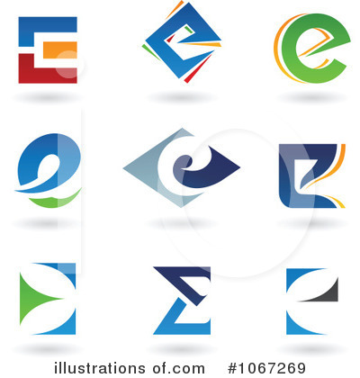 Royalty-Free (RF) Letter Logo Clipart Illustration by cidepix - Stock Sample #1067269