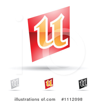 Royalty-Free (RF) Letter U Clipart Illustration by cidepix - Stock Sample #1112098