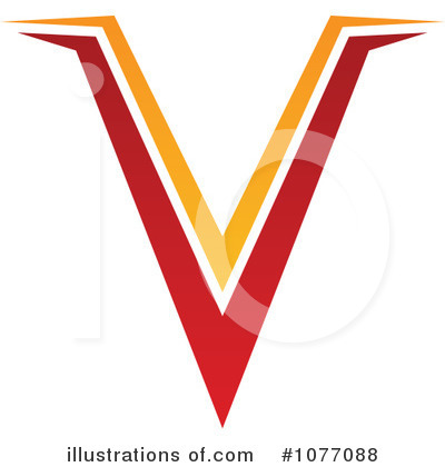 Royalty-Free (RF) Letter V Clipart Illustration by cidepix - Stock Sample #1077088