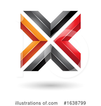 Royalty-Free (RF) Letter X Clipart Illustration by cidepix - Stock Sample #1638799